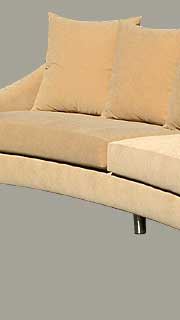 Norman curved sofa